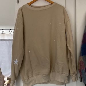 Oversized starry Wildfox crew neck Sweatshirt